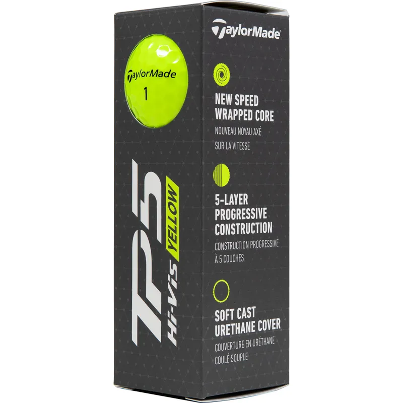 TaylorMade TP5 Yellow Golf Balls - Golfballs.com