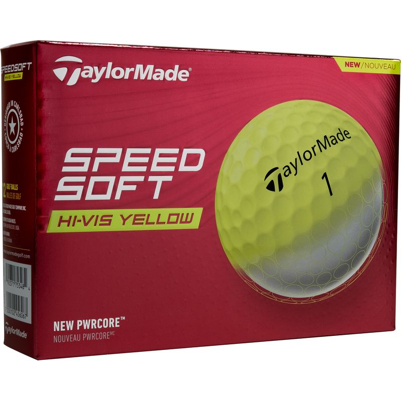 TaylorMade SpeedSoft Yellow Golf Balls