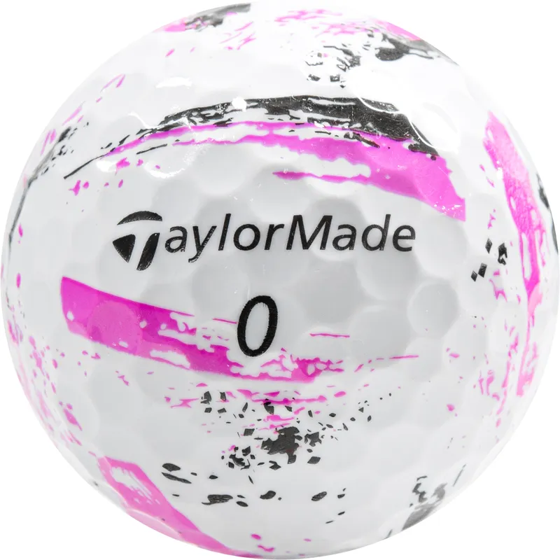 TaylorMade SpeedSoft Ink Pink Golf Balls - Golfballs.com