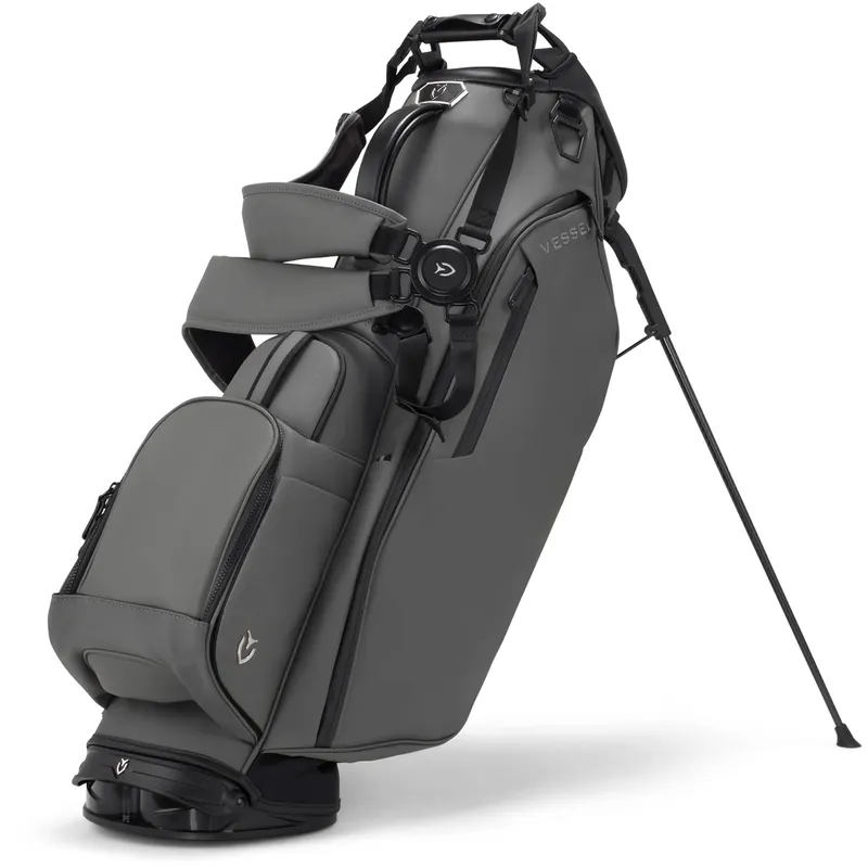 タ*ケ様 VESSEL PLAYER 4.0 Stand DOUBLE Stra Vessel Golf Carry Player 4.0 Stand Pro Bag THE OPEN Double