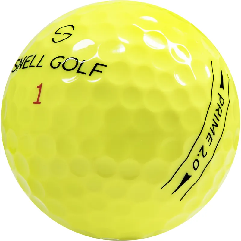 Snell Golf Prime 2.0 Yellow Golf Balls - Golfballs.com