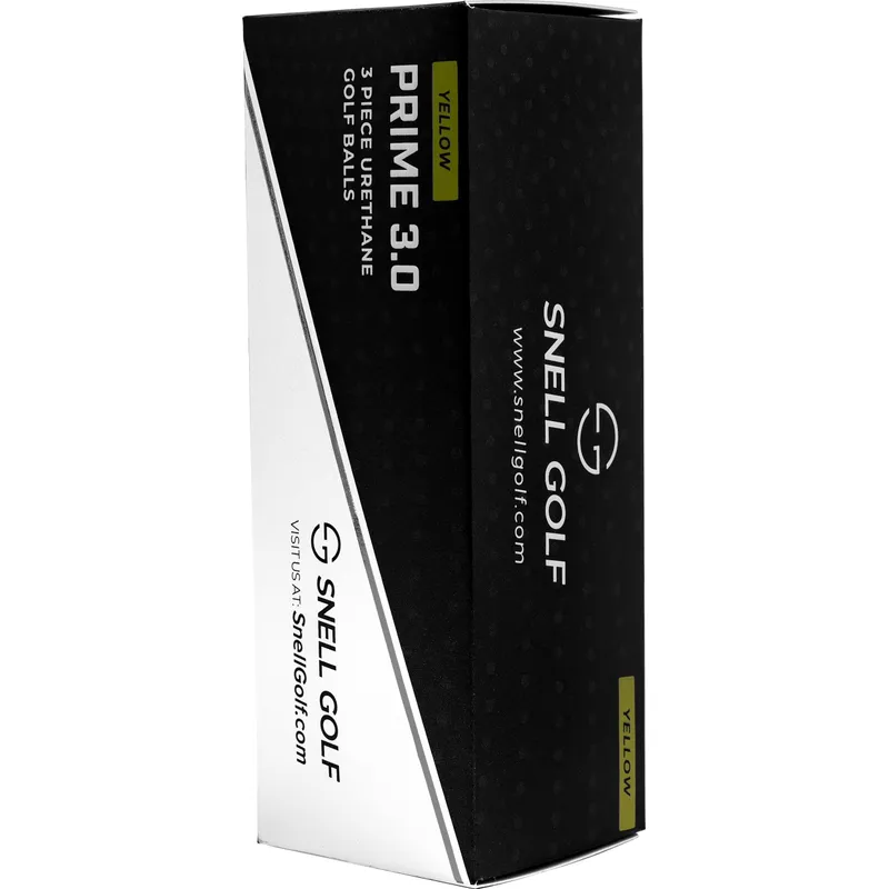 Snell Golf Prime 3.0 Yellow Golf Balls - Golfballs.com
