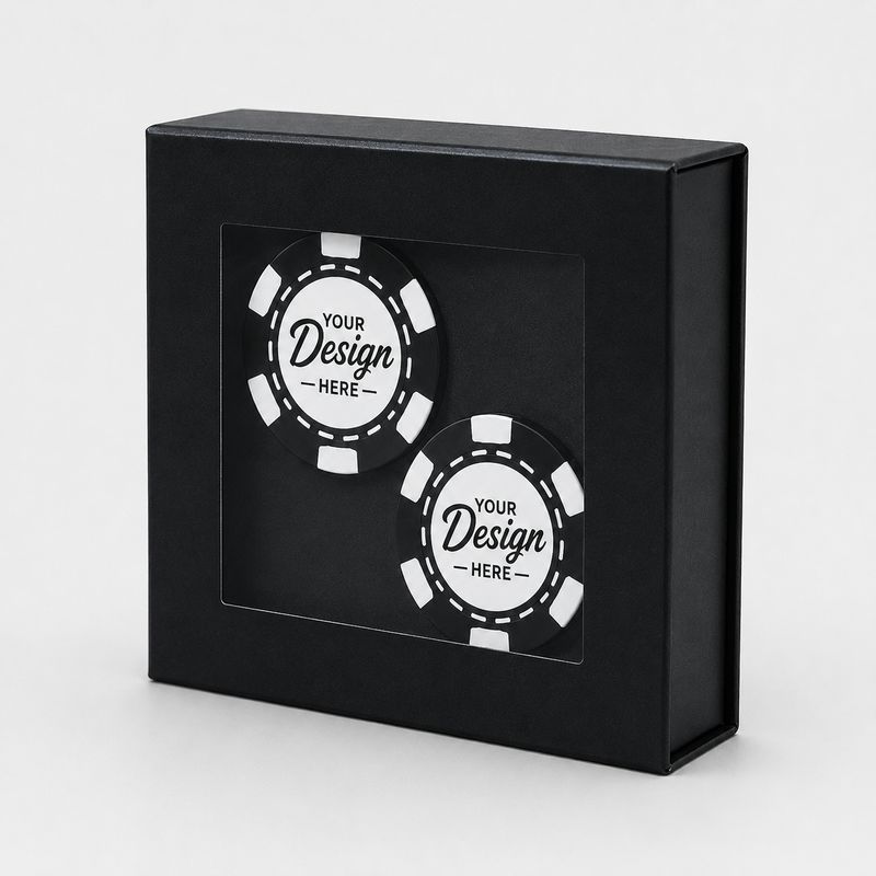 Golfballs.com Premium Poker Chip Gift Set - Black