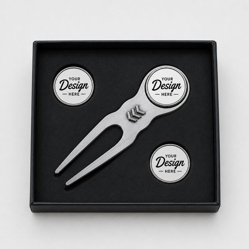 Golfballs.com Premium Lever Divot Tool Gift Set