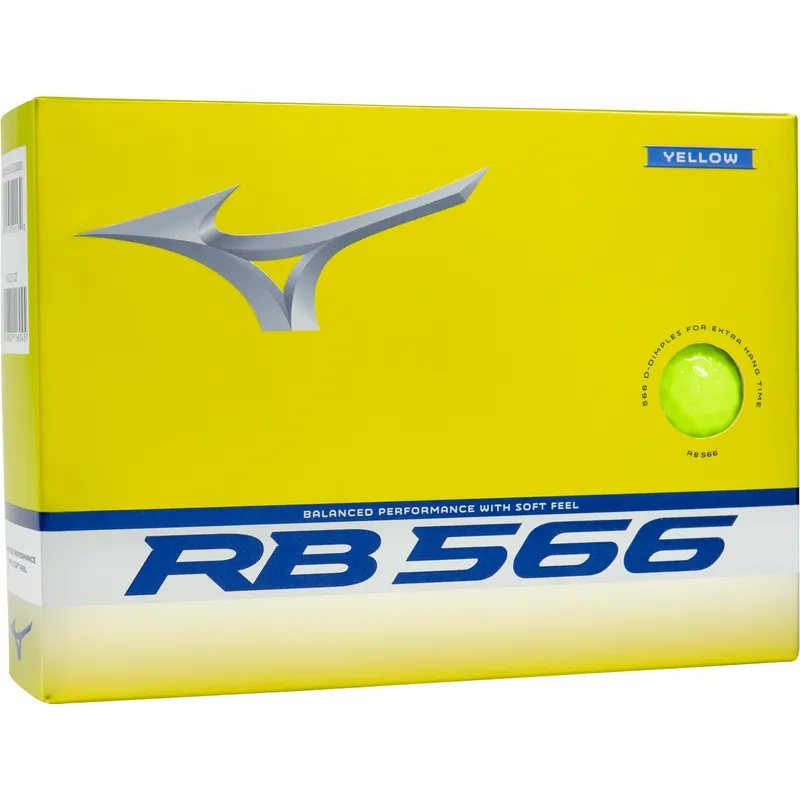 Mizuno RB 566 Yellow Golf Balls - Buy 2 DZ Get 1 DZ Free