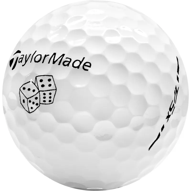 TaylorMade TP5x MySymbol Golf Balls - Dice - Golfballs.com