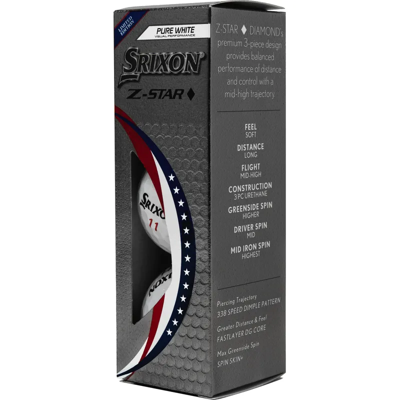 Srixon Z-Star Diamond 2 Limited Edition USA Model Golf Balls - Buy