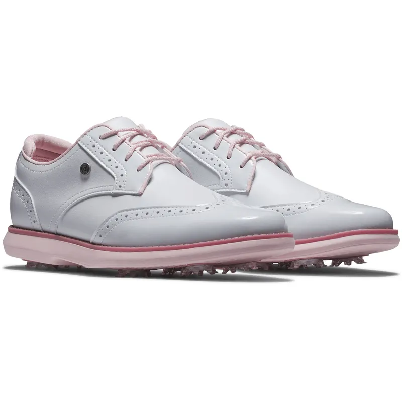FootJoy Traditions Wing Tip Golf Shoes for Women - Golfballs.com