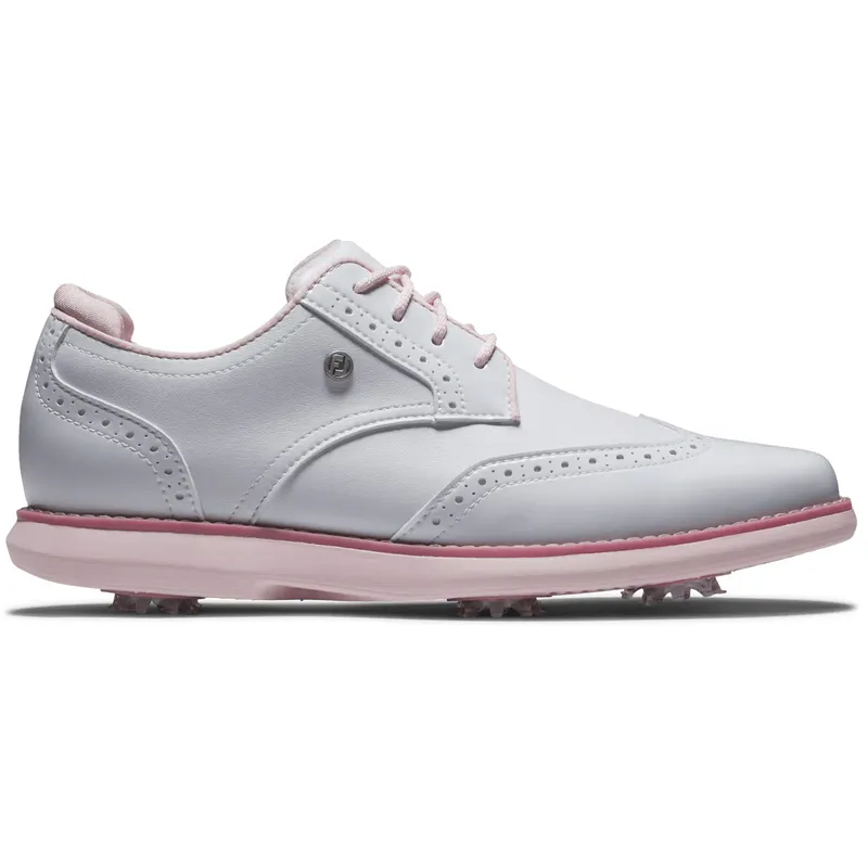 FootJoy Traditions Wing Tip Golf Shoes for Women - Golfballs.com
