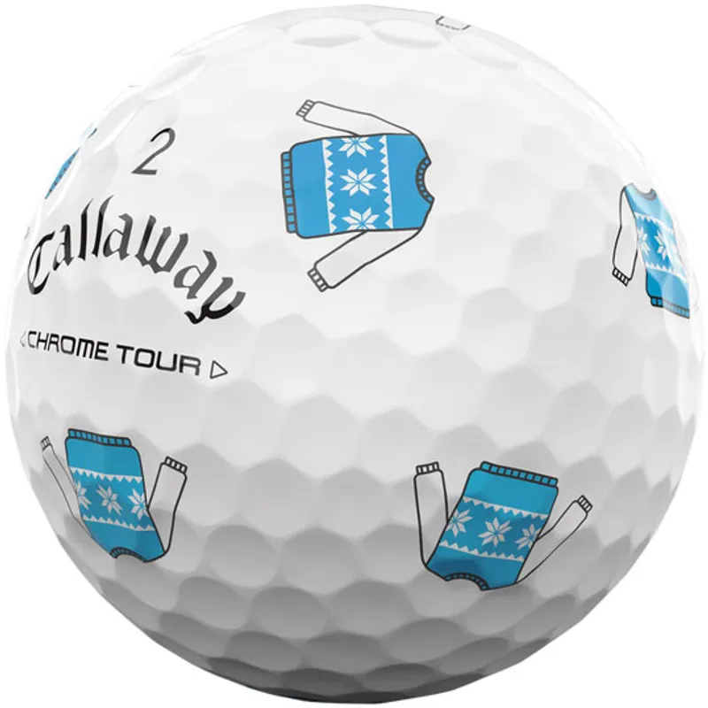 Callaway Golf Chrome Tour Truvis Ugly Sweater Golf Balls