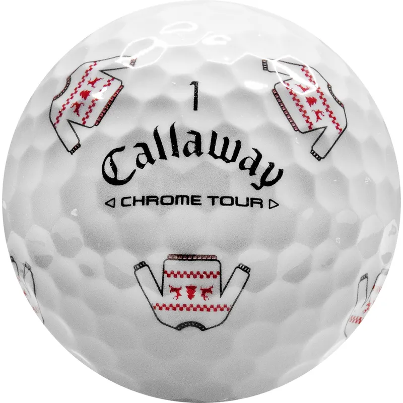 Callaway Golf Chrome Tour Truvis Ugly Sweater Golf Balls