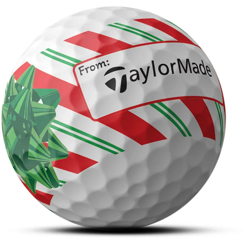 TaylorMade TP5 Stripe Holiday Theme Golf Balls - Golfballs.com