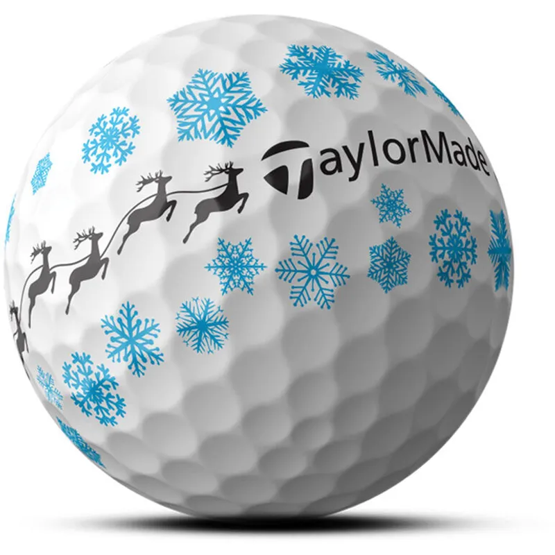 TaylorMade TP5 Stripe Holiday Theme Golf Balls - Golfballs.com