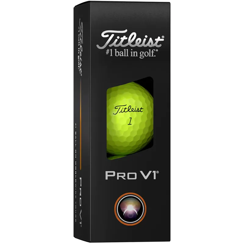 Titleist Pro V1 Yellow Golf Balls - Golfballs.com