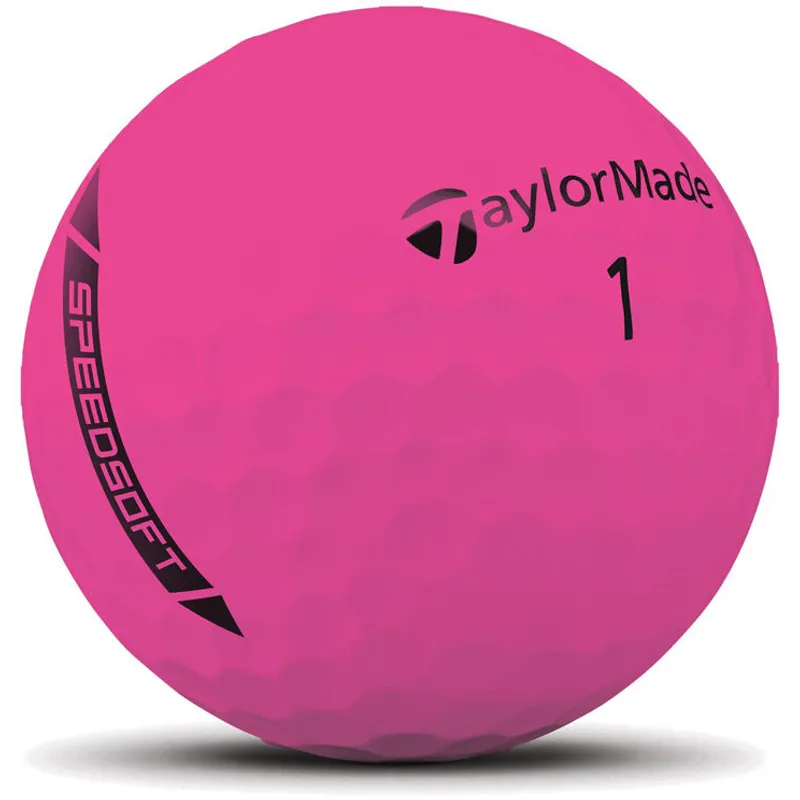 TaylorMade SpeedSoft Pink Golf Balls - 2025 Model - Golfballs.com