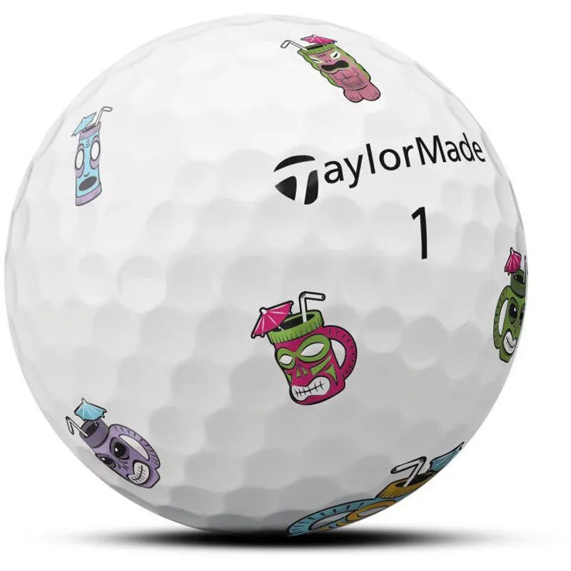 TaylorMade TP5 PIX Hot Shot Tiki Golf Balls - Golfballs.com