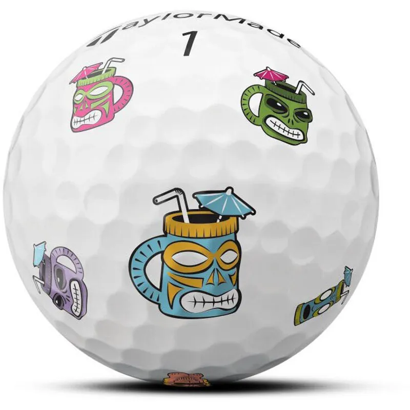 TaylorMade TP5 PIX Hot Shot Tiki Golf Balls - Golfballs.com