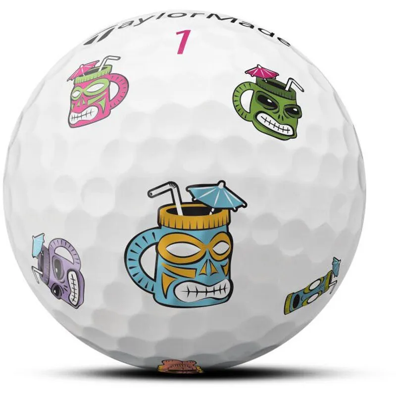 TaylorMade TP5x PIX Hot Shot Tiki Golf Balls - Golfballs.com