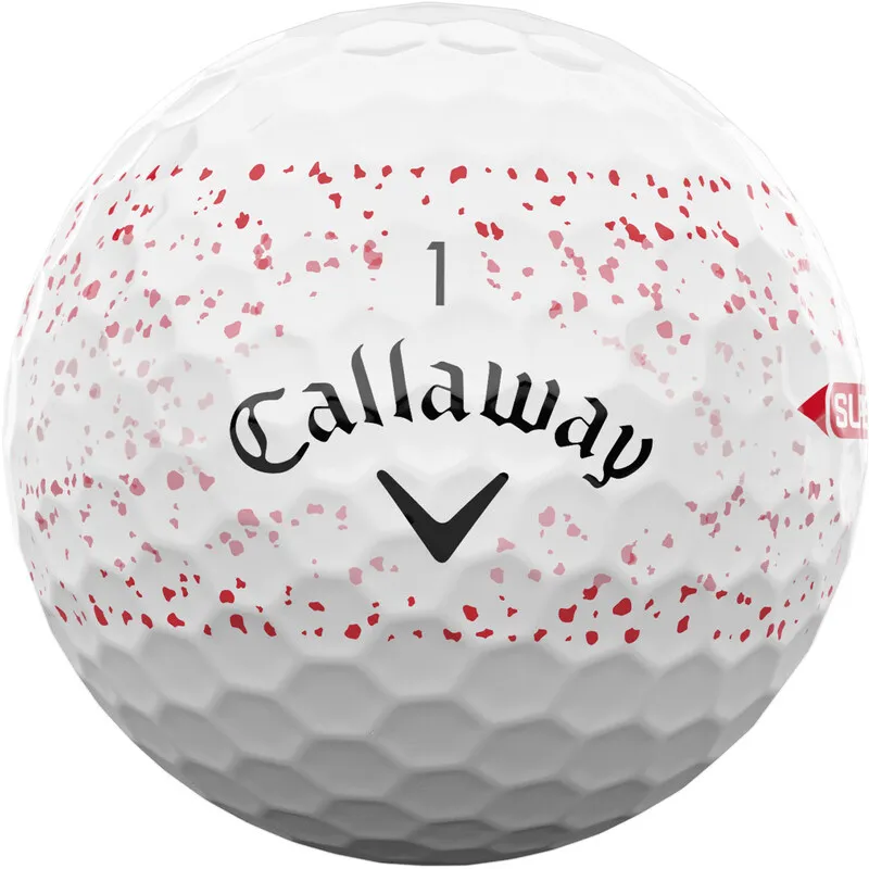 Callaway Golf Supersoft Splatter Red Golf Balls - Golfballs.com