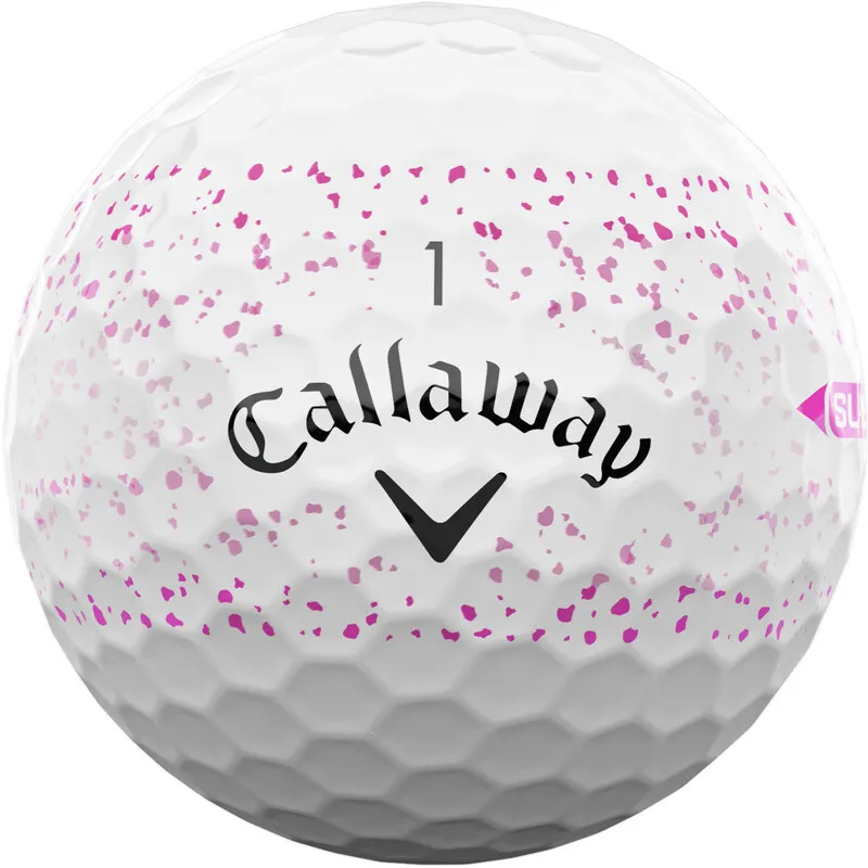 Callaway Golf Supersoft Splatter Pink Golf Balls - Golfballs.com