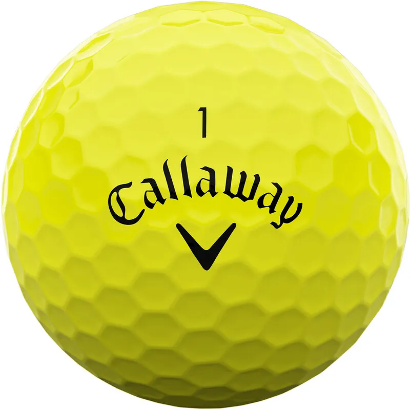 Callaway Golf Supersoft Yellow Golf Balls - Golfballs.com