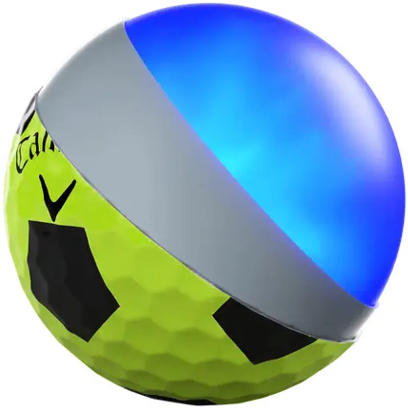 Callaway Golf ERC Soft TruVis Yellow-Black Golf Balls - Golfballs.com
