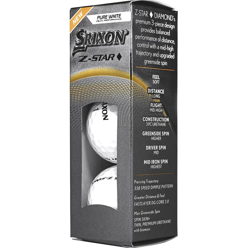 Srixon Z-Star Diamond 3 Golf Balls - 2025 Model - Golfballs.com