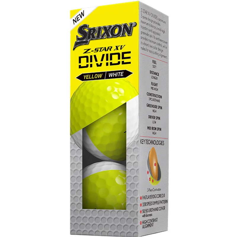 STAR BALL III ミラーボール Srixon Z-Star XV 9 Divide Golf Balls - Golfballs.com
