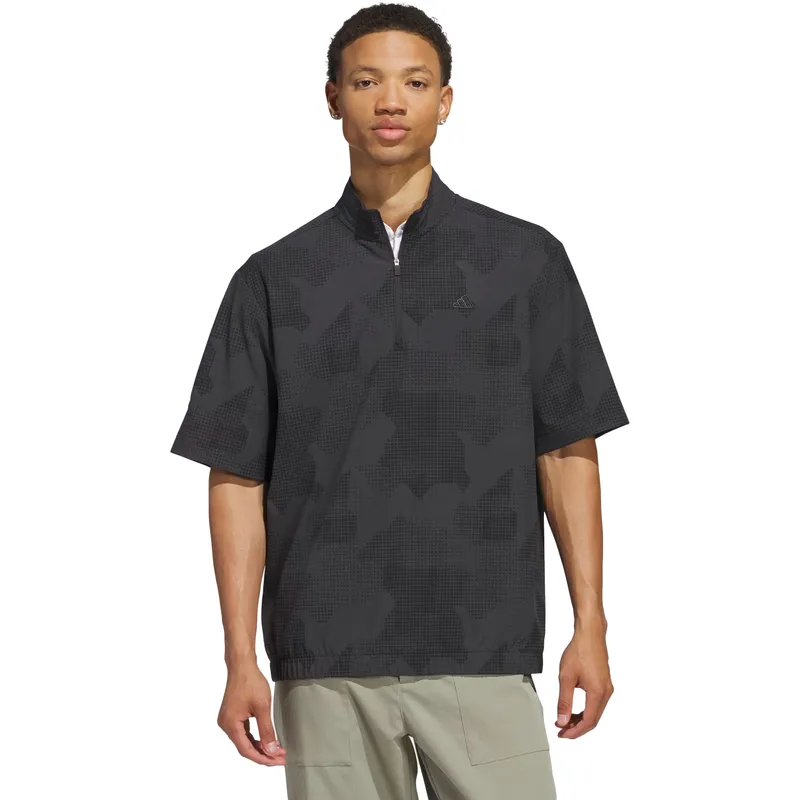 Adidas Go-To DWR Short Sleeve Half-Zip Pullover - Golfballs.com
