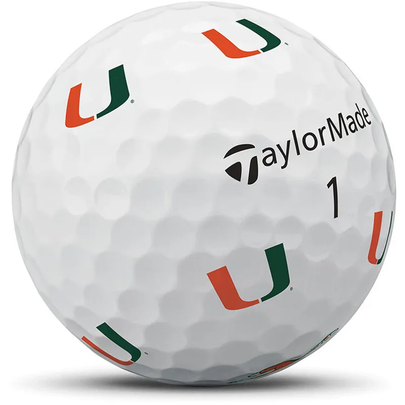 TaylorMade TP5 NCAA PIX Golf Balls - Miami Hurricanes - Golfballs.com