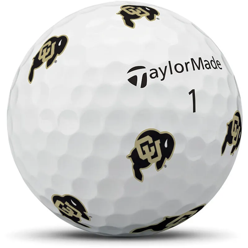 TaylorMade 2024 TP5 NCAA PIX Golf Balls - Colorado Buffaloes