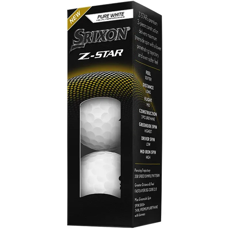 Srixon Z-Star 9 Golf Balls - Buy 2 DZ Get 1 DZ Free - Golfballs.com