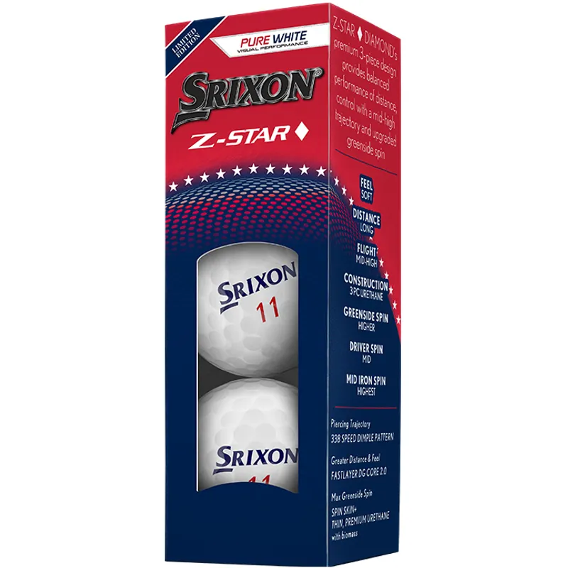 Srixon Z-Star Diamond 3 All-American Limited Edition Golf Balls