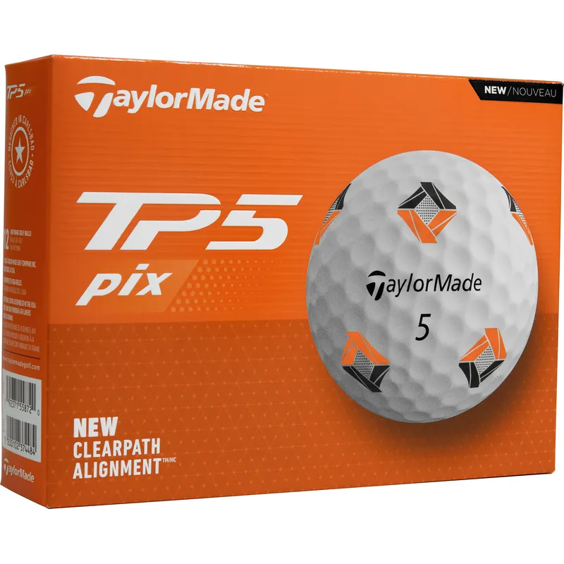TaylorMade TP5 PIX 3.0 Golf Balls - Double Dozen - Golfballs.com