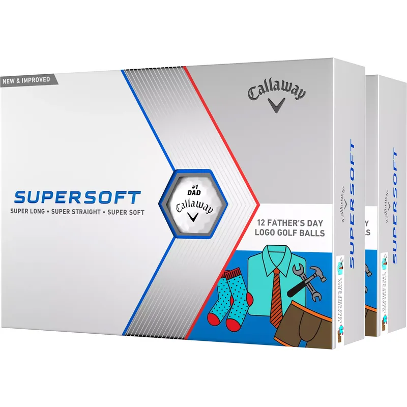 Callaway Golf Supersoft Father's Day Golf Balls - Double Dozen
