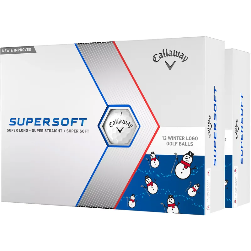 Callaway Golf Supersoft Holiday Golf Balls - Double Dozen