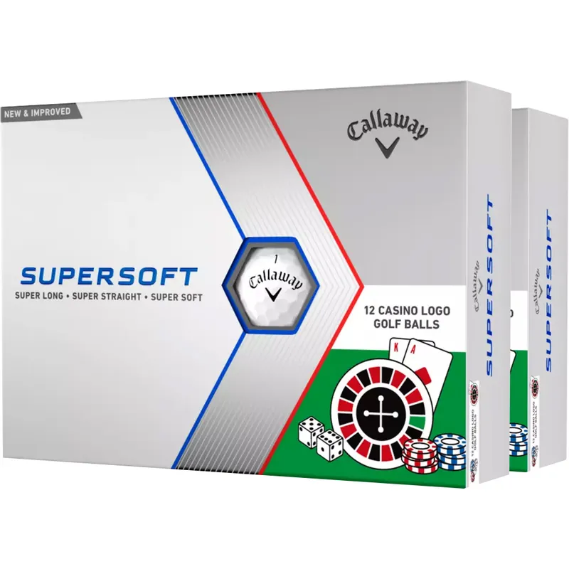 Callaway Golf Supersoft Casino Golf Balls - Double Dozen