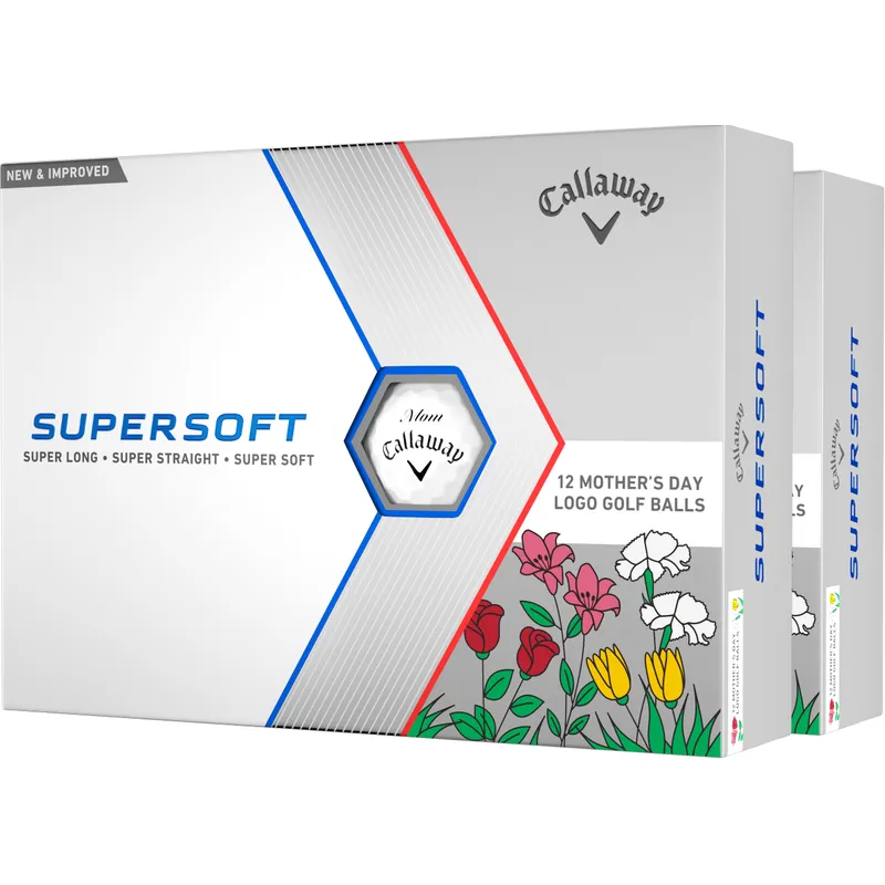 Callaway Golf Supersoft Mother's Day Golf Balls - Double Dozen