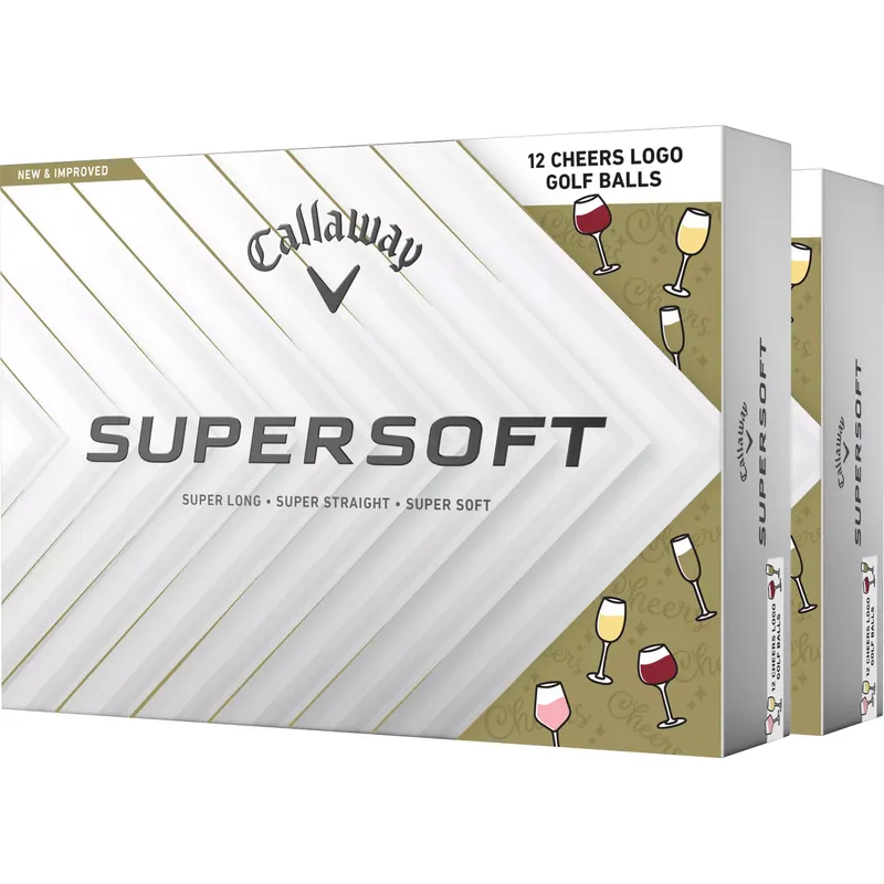 Callaway Golf Supersoft Cheers Golf Balls - Double Dozen - 2025 Model