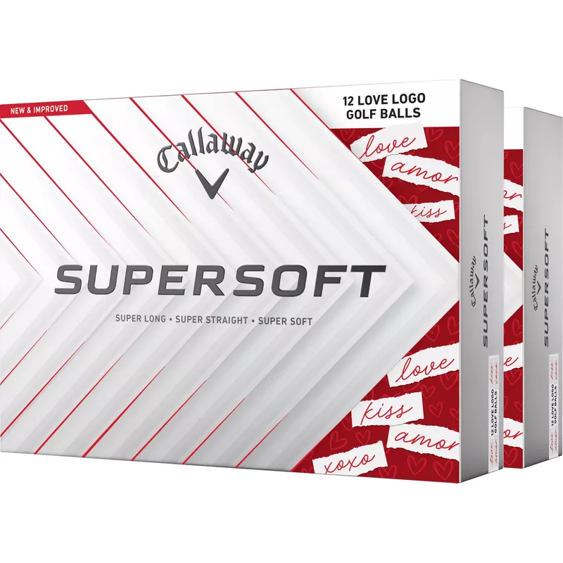 Callaway Golf Supersoft Love Golf Balls - Double Dozen - 2025 Model