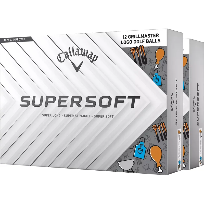 Callaway Golf Supersoft Grill Master Golf Balls - Double Dozen - 2025 Model