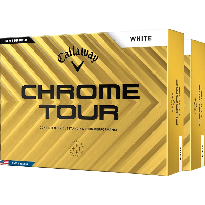 Callaway Golf Chrome Tour Golf Balls - Double Dozen