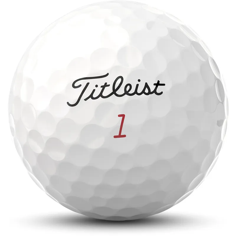 Titleist Pro V1x Left Dash Performance Alignment Golf Balls - Pink