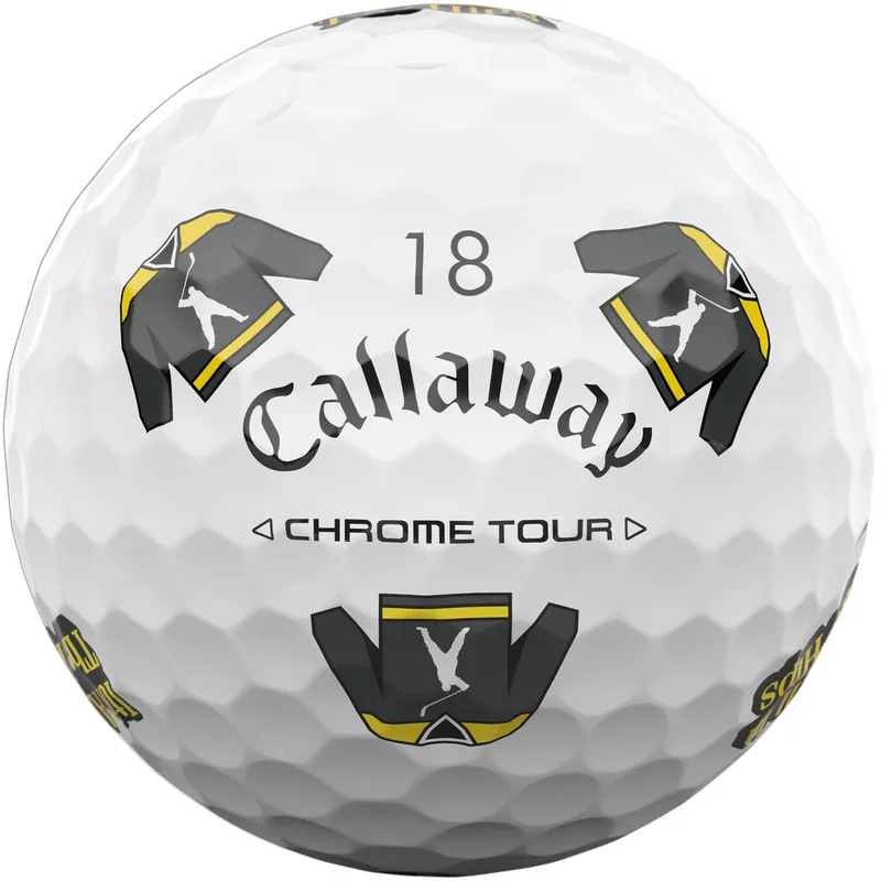 Callaway Golf Chrome Tour Truvis Happy Gilmore 2 Golf Balls - It's
