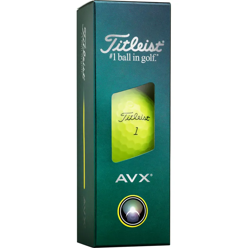 Titleist AVX Yellow Golf Balls - 2026 Model - Golfballs.com