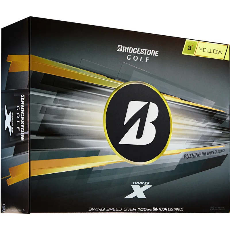 Bridgestone Tour B X Yellow Golf Balls - Buy 3 DZ Get 1 DZ Free