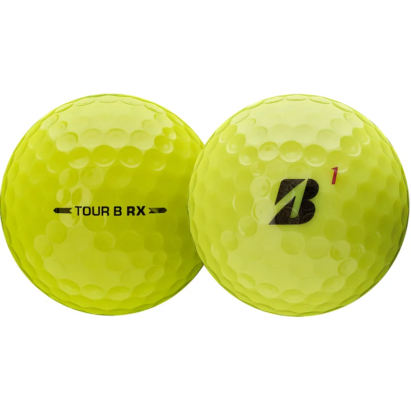 Bridgestone Tour B RX Yellow Golf Balls - Double Dozen - Golfballs.com