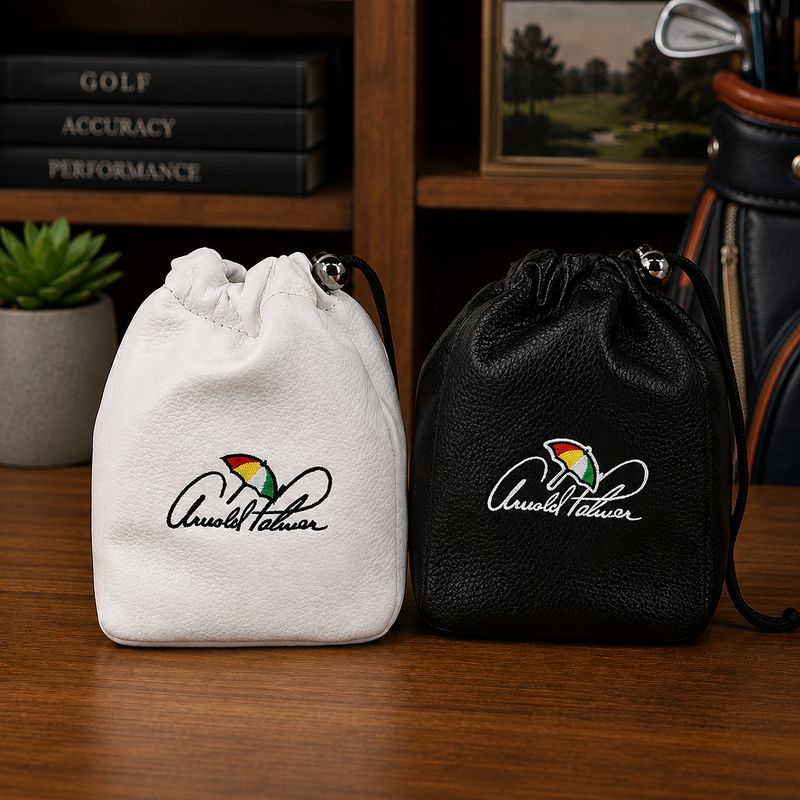 PRG Arnold Palmer Vanto Vintage Genuine Leather Valuables Pouch - White