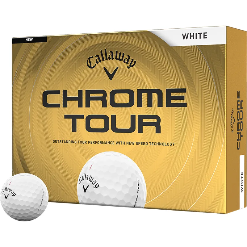 Callaway Golf Chrome Tour Golf Balls - Double Dozen - Golfballs.com