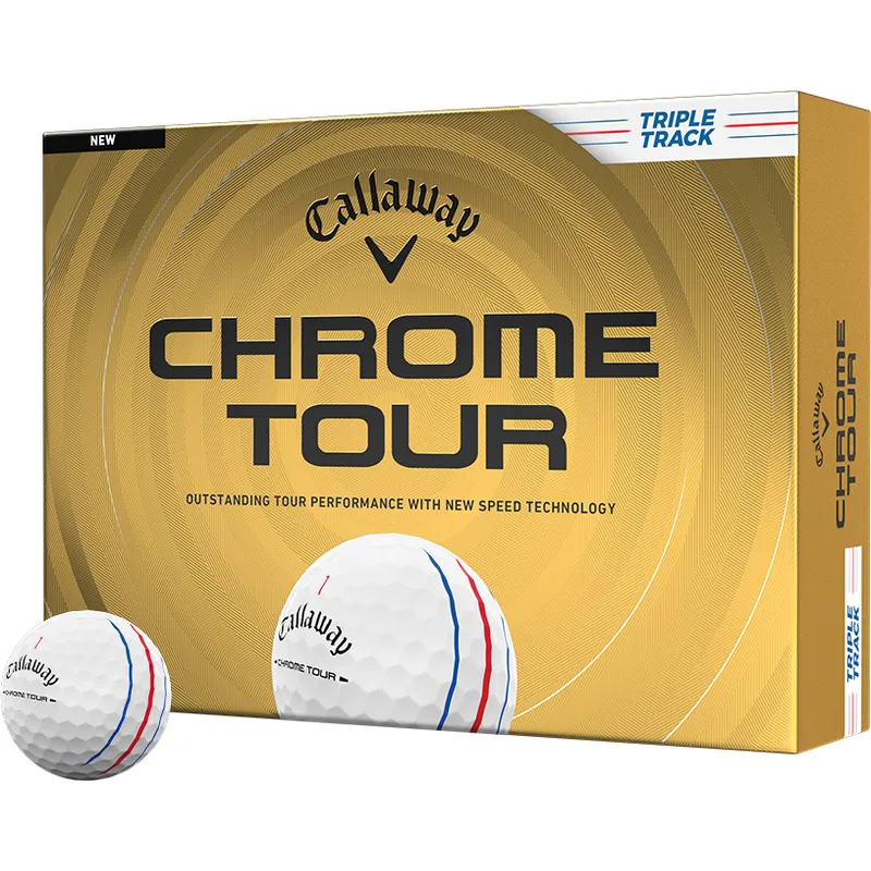 26年モデル　CALLAWAY　CHROMETOUR トリプルトラック　２ダース Callaway Golf Chrome Tour Triple Track Golf Balls - Double Dozen